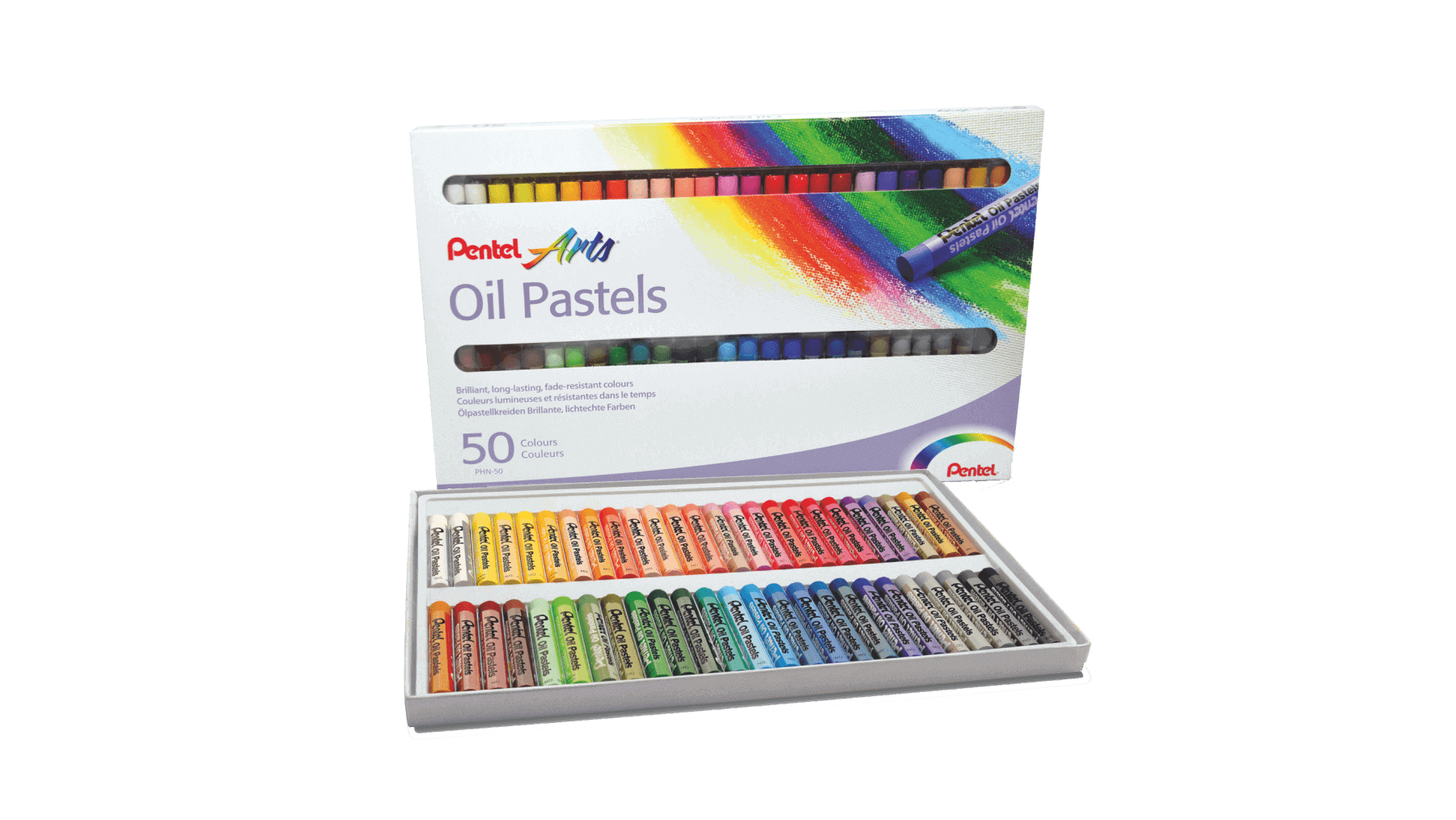 Oil Pastel Reguler Stick PHN Pentel Indonesia   PHN50 