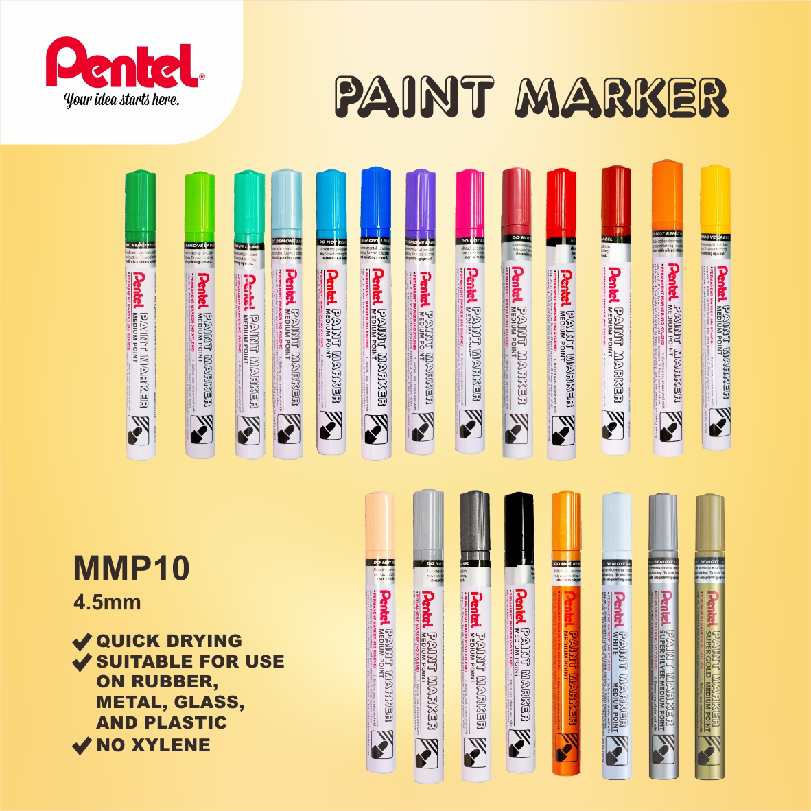 Paint Marker Medium Point - Pentel Indonesia